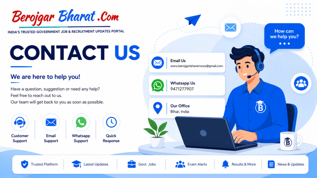 Contact Us 1 Contact Us - Berojgar Bharat